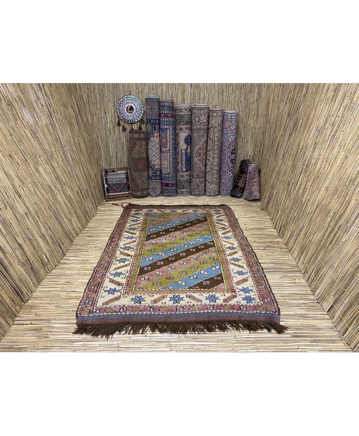 Turkish Kars Nomadic Handmade Wool on Wool Carpet – FREE SHIPPING..!